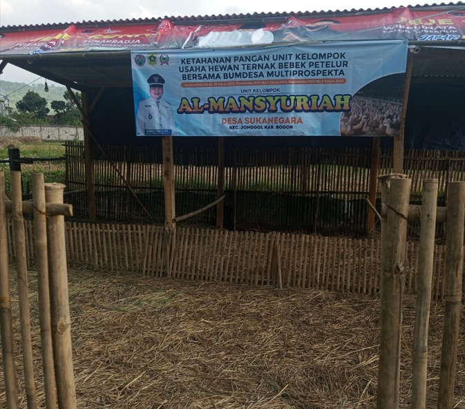 Ketahanan Pangan Unit Kelompok Usaha Hewan Ternak Bebek Bertelur